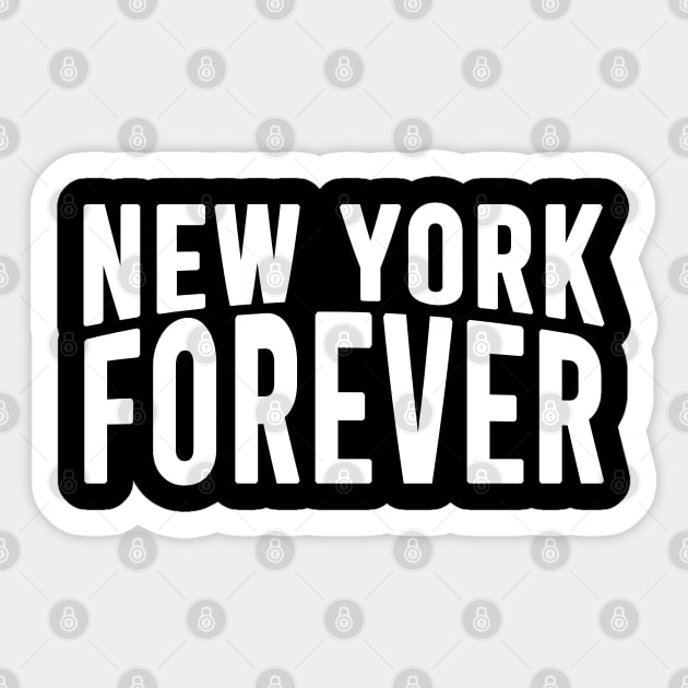 NEW YORK FOREVER BLACK FANMADE Sticker by rsclvisual